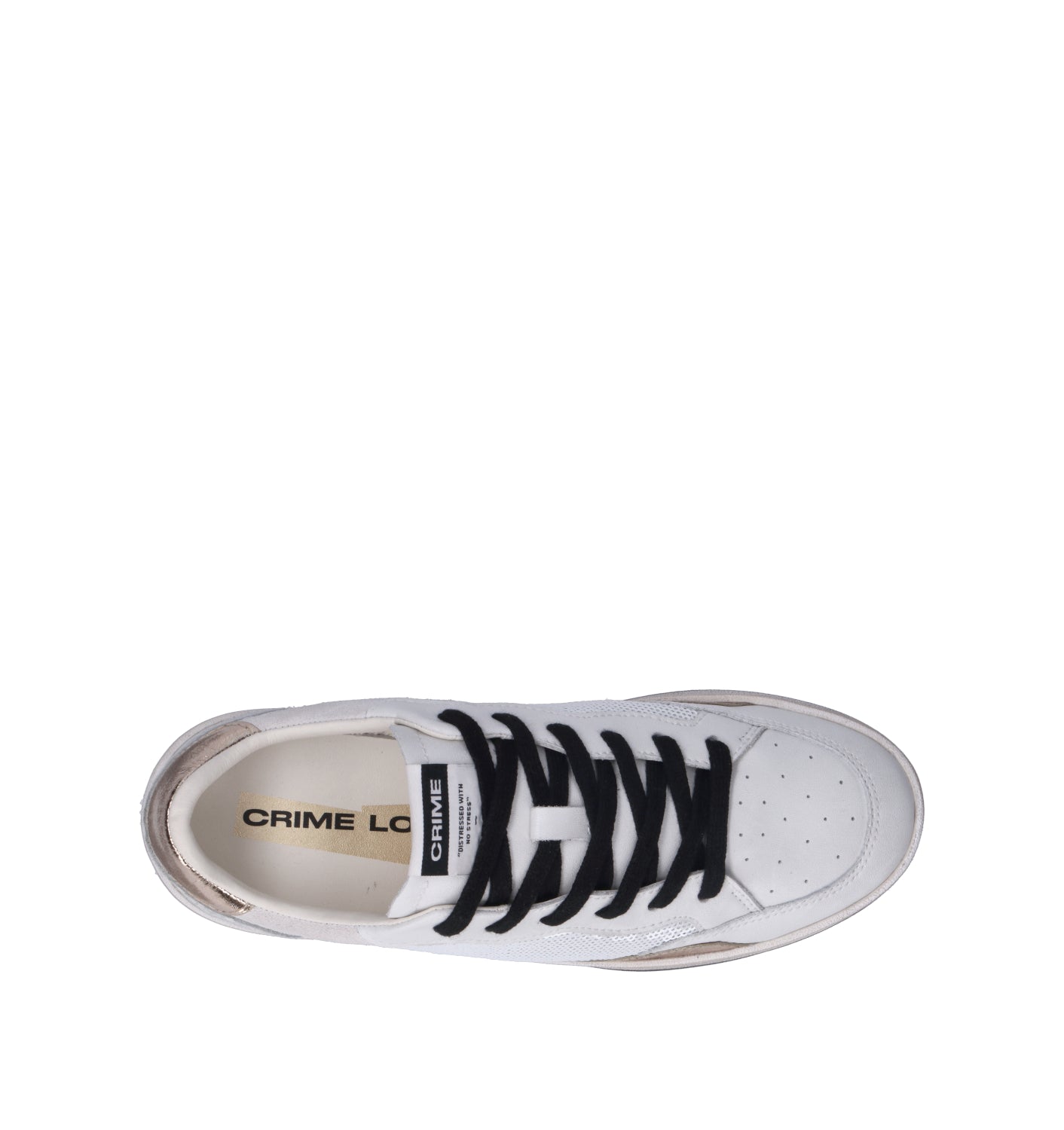 CRIME Sneaker donna bianca
