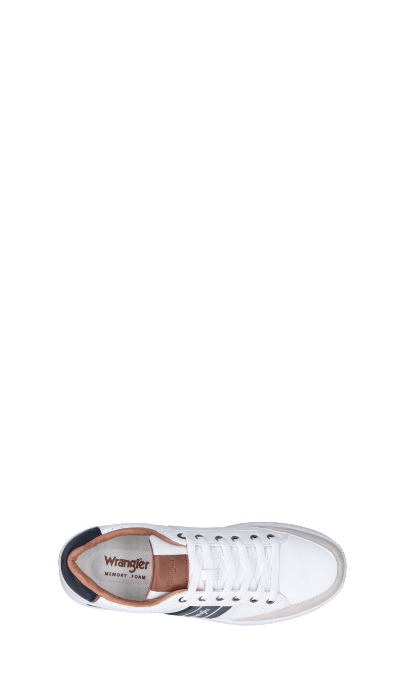 WRANGLER Sneaker uomo bianca/blu