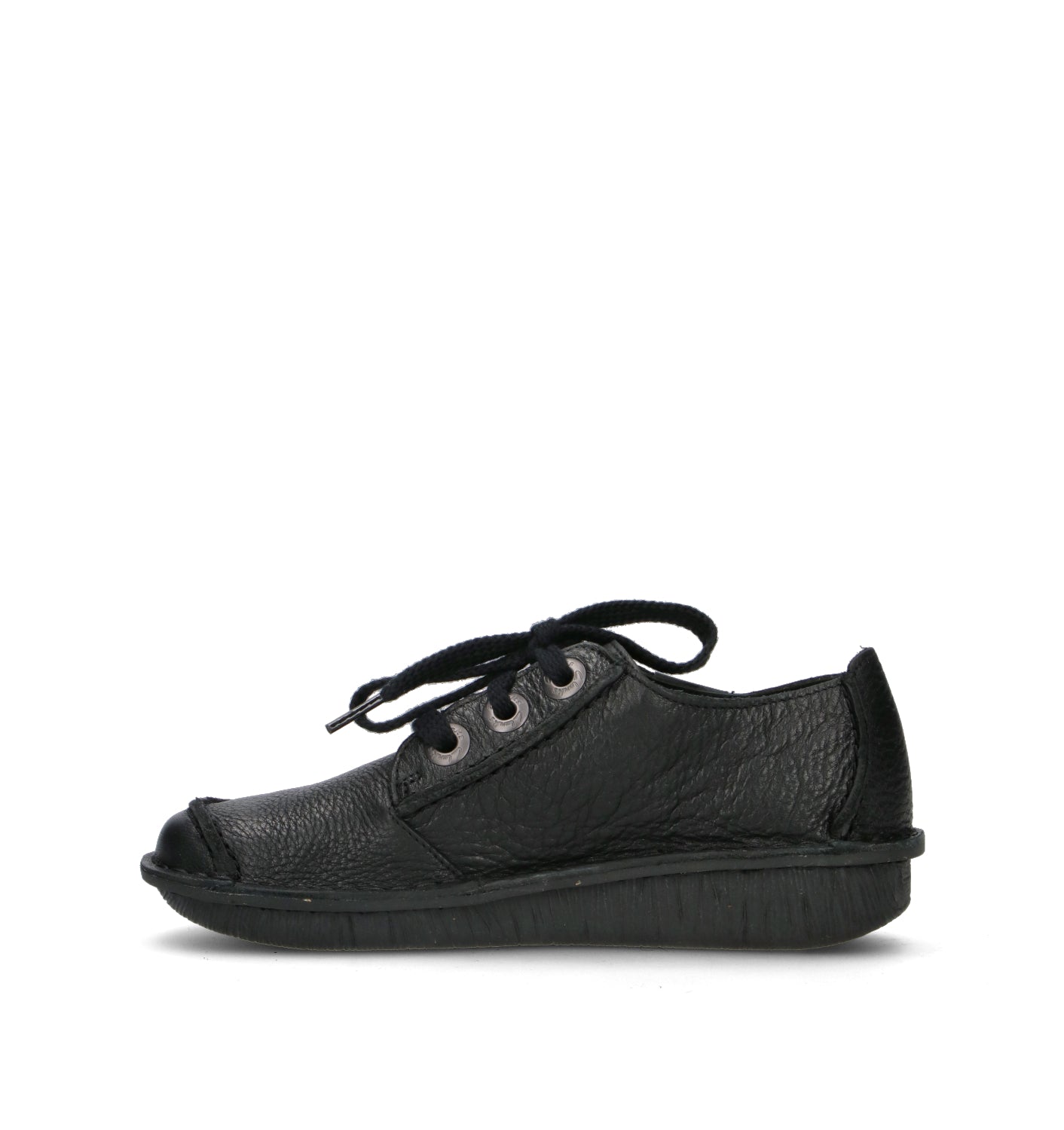 CLARKS CORE FUNNY DREAM Stringata donna nera in pelle