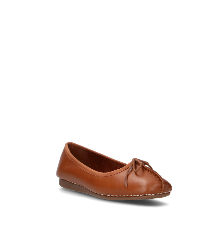 CLARKS CORE FRECKLE ICE Ballerina donna cuoio in pelle