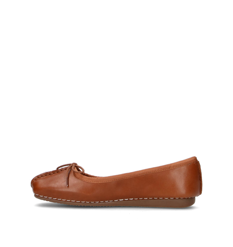 CLARKS CORE FRECKLE ICE Ballerina donna cuoio in pelle