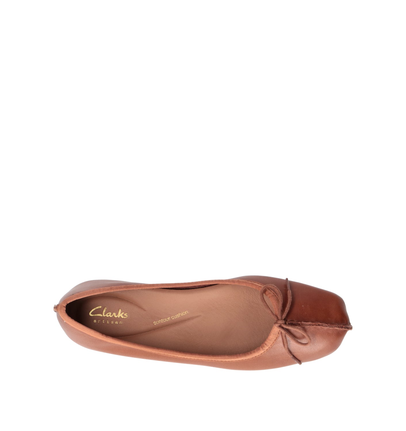 CLARKS CORE FRECKLE ICE Ballerina donna cuoio in pelle