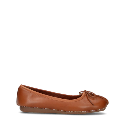 CLARKS CORE FRECKLE ICE Ballerina donna cuoio in pelle
