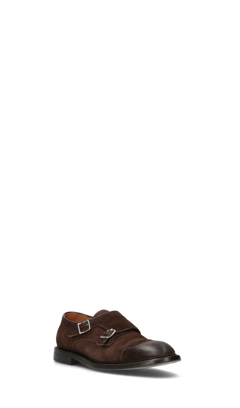 GREEN GEORGE Stringata uomo marrone in suede