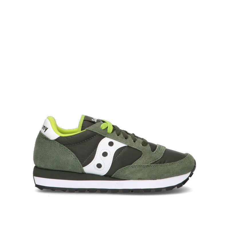 SAUCONY JAZZ ORIGINAL Sneaker donna verde/bianca in suede