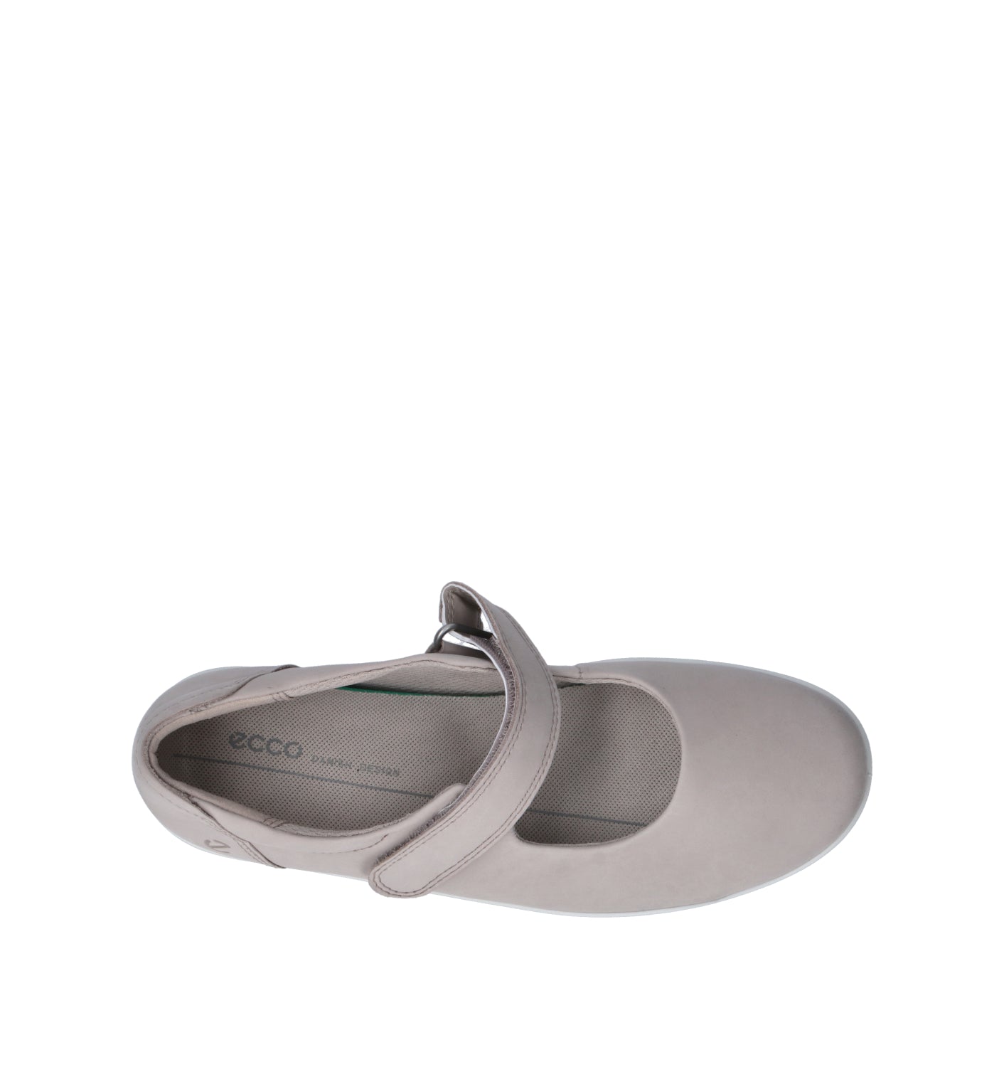 ECCO Ballerina donna grigia in nabuk