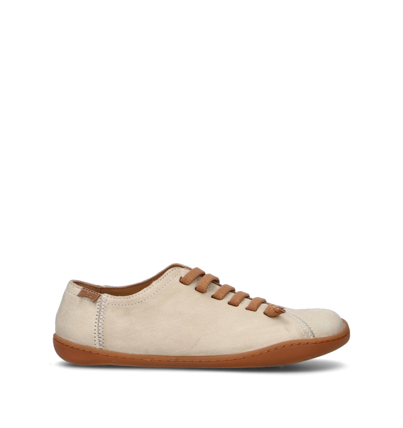 CAMPER Sneaker donna beige in pelle