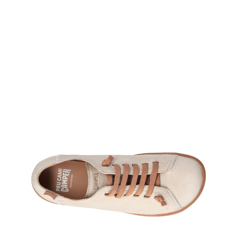 CAMPER Sneaker donna beige in pelle
