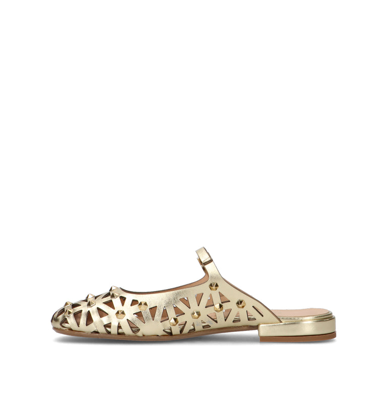 REBECCA VAN DIK Slingback donna platino