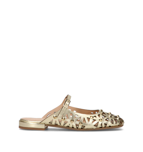 REBECCA VAN DIK Slingback donna platino