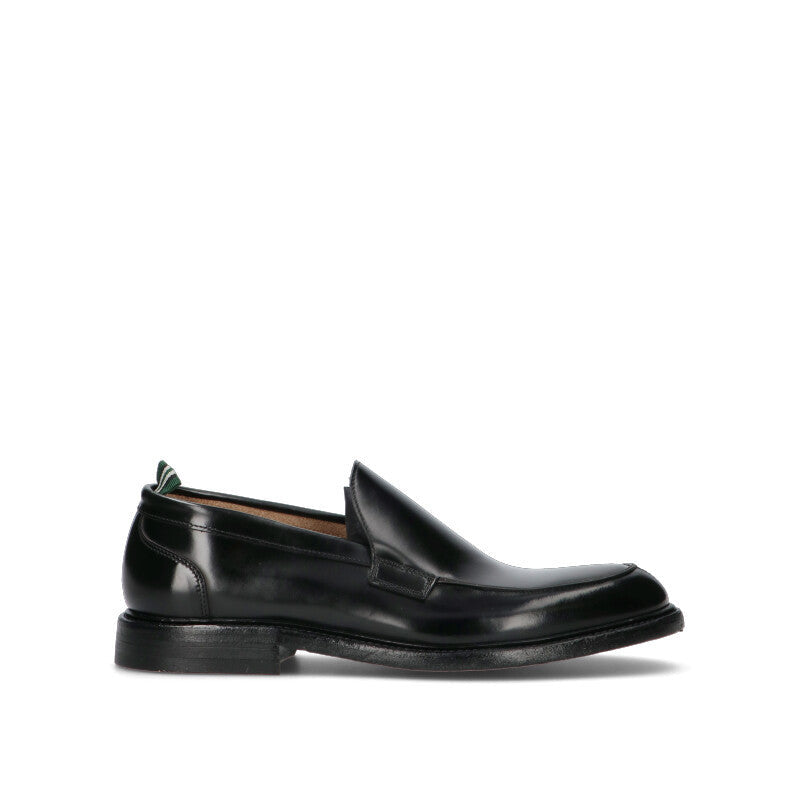 GREEN GEORGE Mocassino uomo nero in pelle