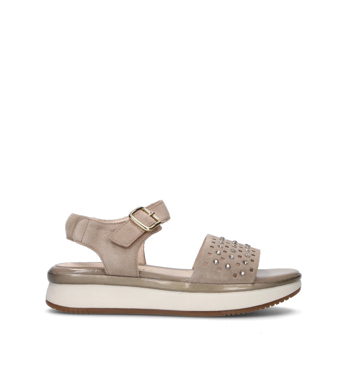 STONEFLY Sandalo donna taupe in suede