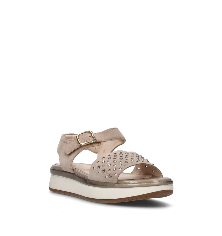STONEFLY Sandalo donna taupe in suede