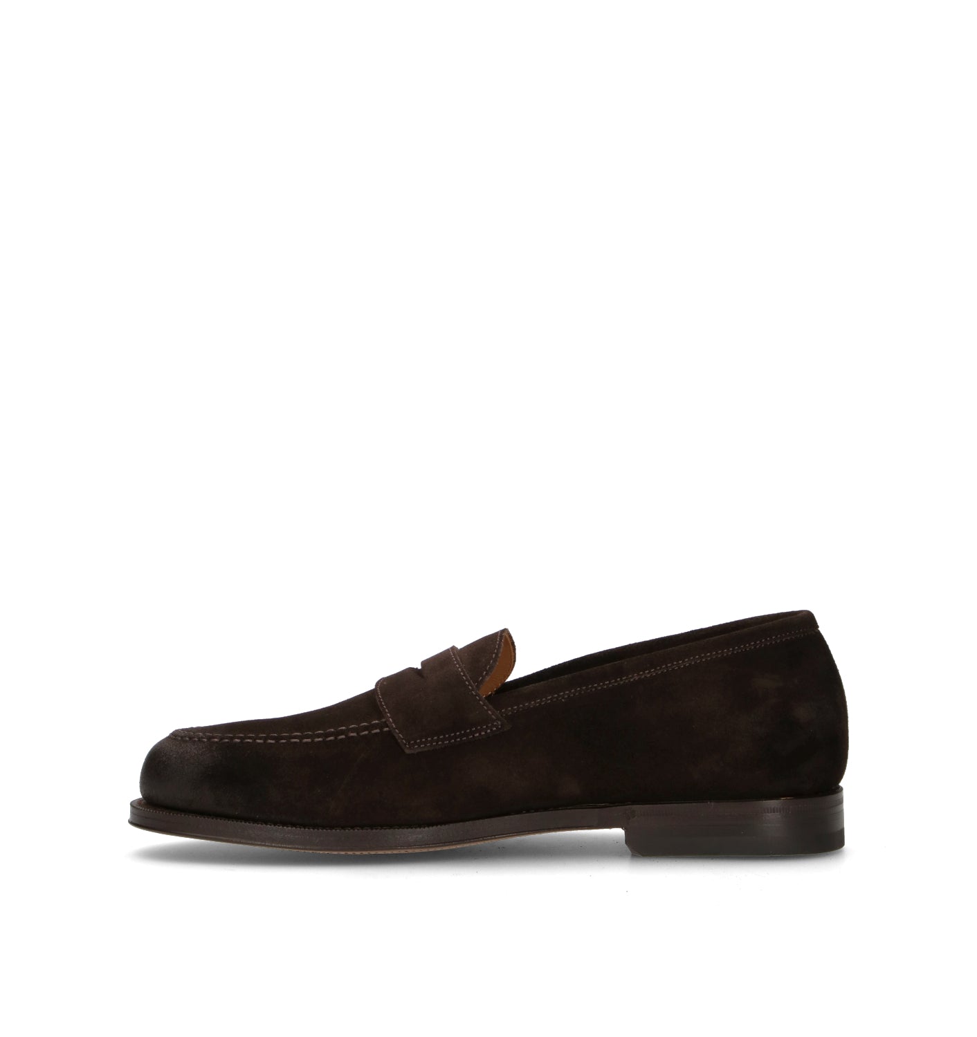 GREEN GEORGE Mocassino uomo testa di moro in suede