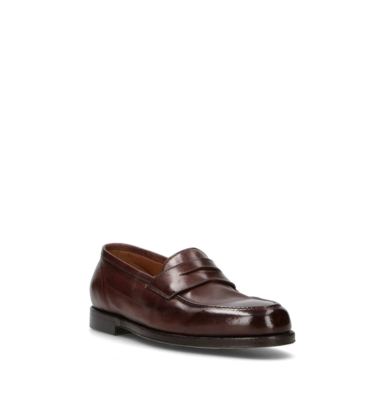 GREEN GEORGE Mocassino uomo marrone in pelle