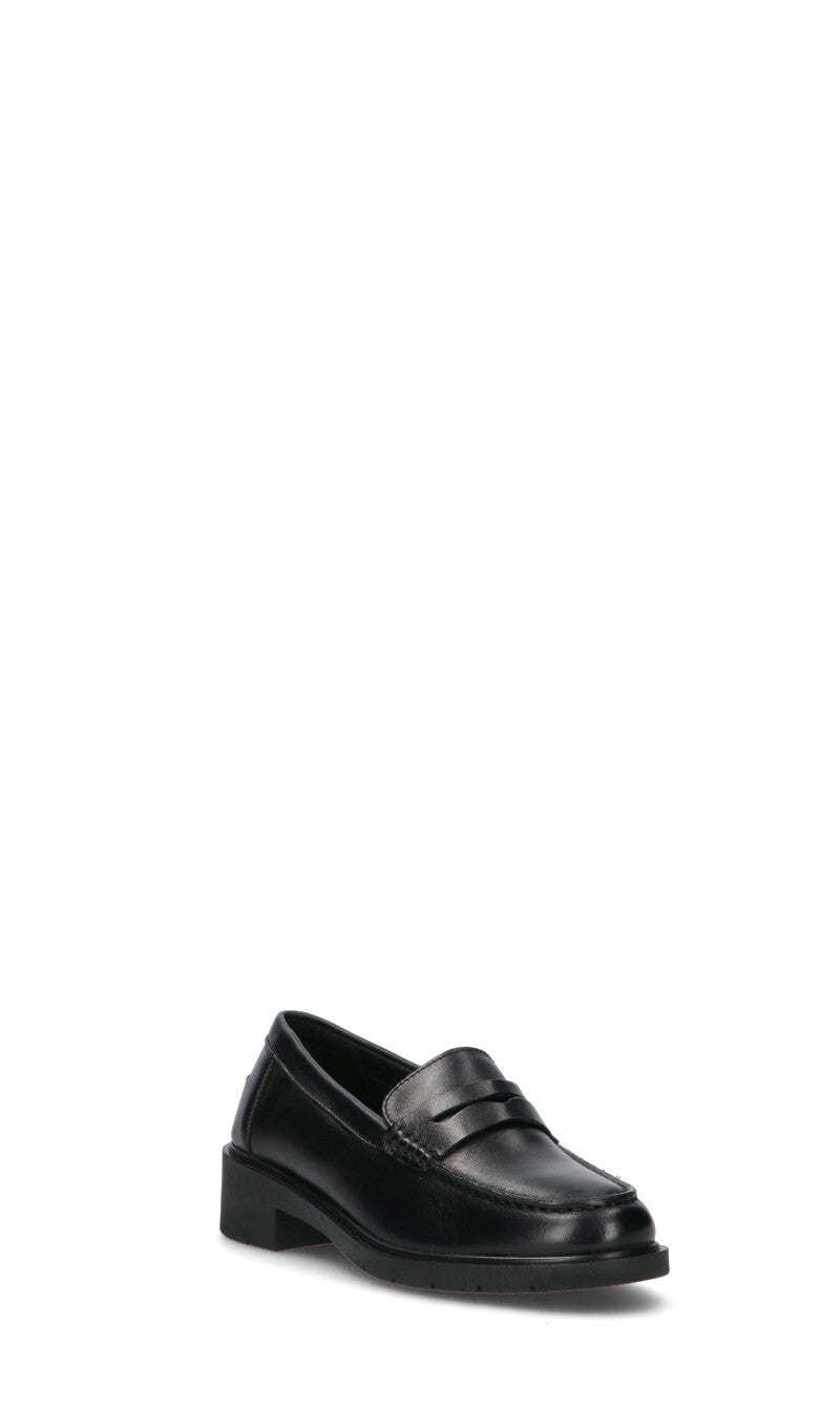 GRAFIA Mocassino donna nero in pelle