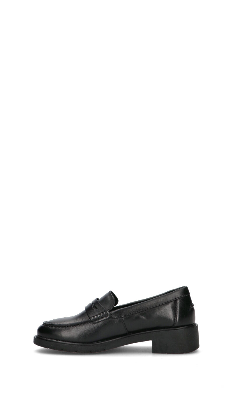 GRAFIA Mocassino donna nero in pelle