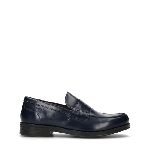 STONEFLY Mocassino uomo blu in pelle