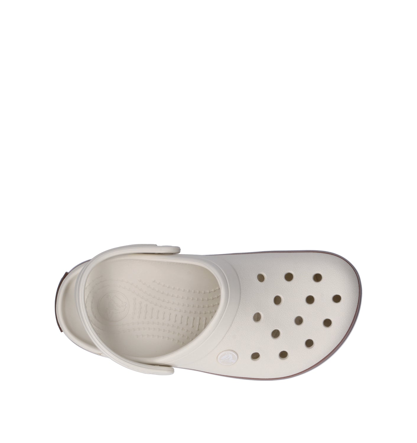 CROCS Zoccolo donna panna/marrone