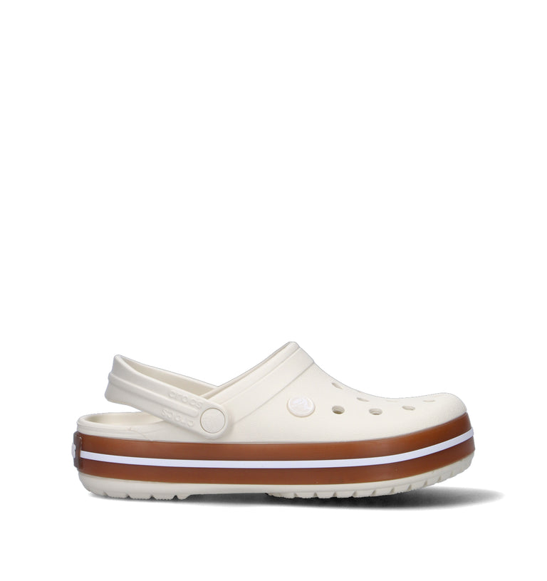 CROCS Zoccolo donna panna/marrone