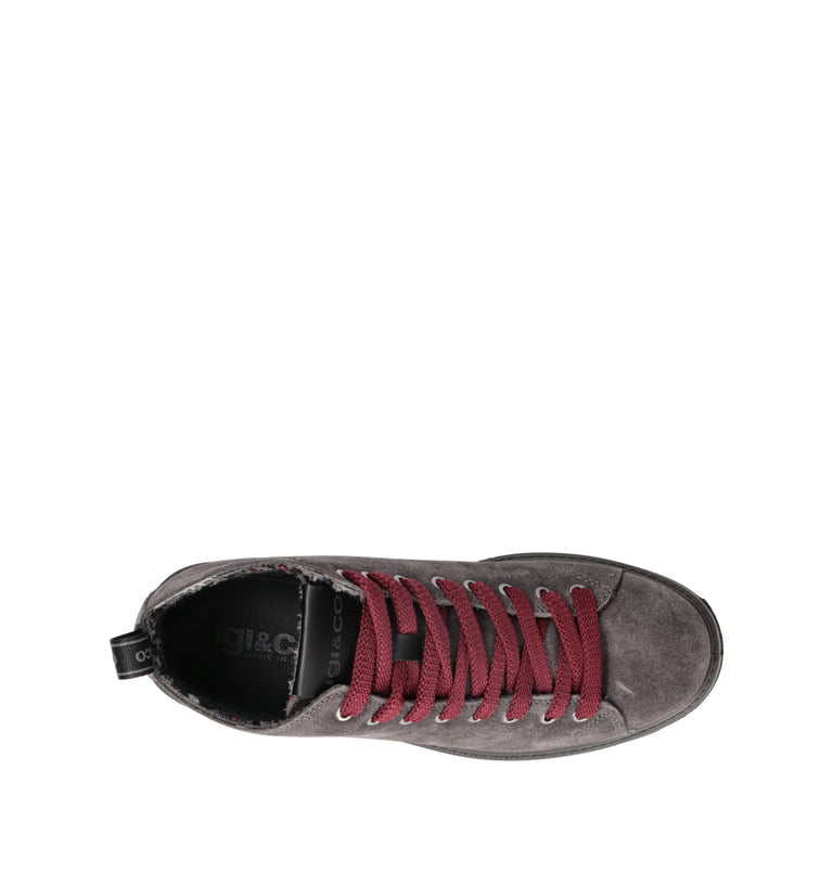 IGI&CO Polacco uomo grigia in suede