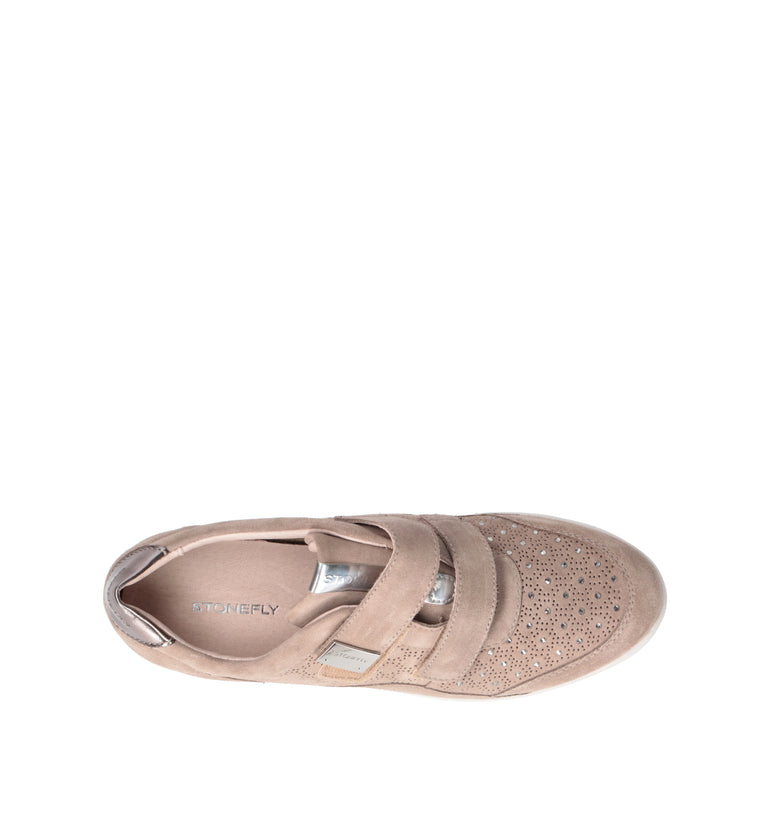 STONEFLY Sneaker donna taupe in suede