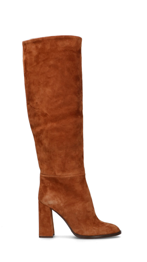 CHANTAL 1962 Stivale donna marrone in suede