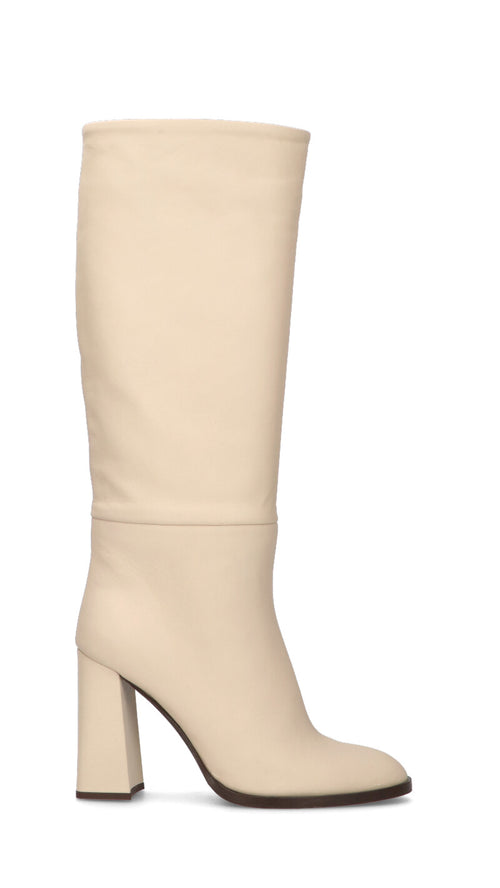 CHANTAL 1962 Stivale donna panna in pelle
