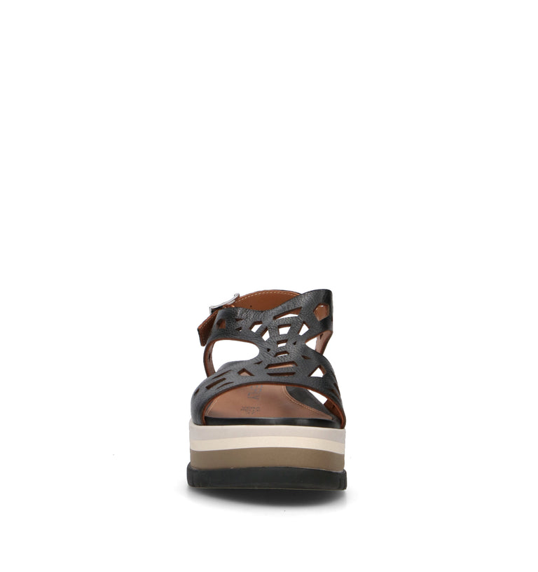 STONEFLY Sandalo donna nero in pelle