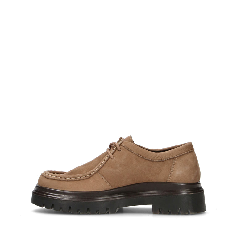 IGI&CO Sneaker donna taupe in nabuk
