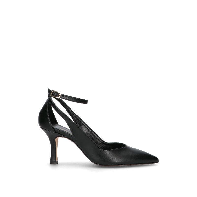 REBECCA VAN DIK Sandalo donna nero