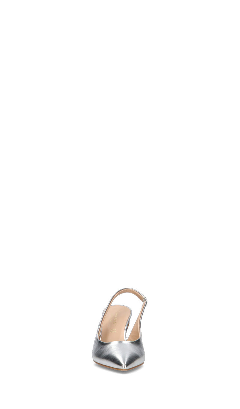 REBECCA VAN DIK Slingback donna argento