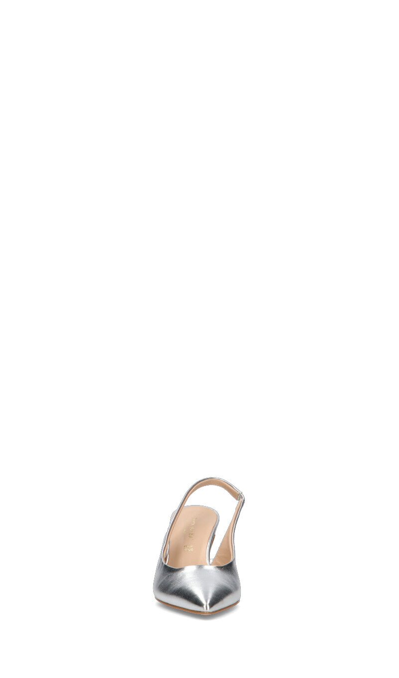 REBECCA VAN DIK Slingback donna argento