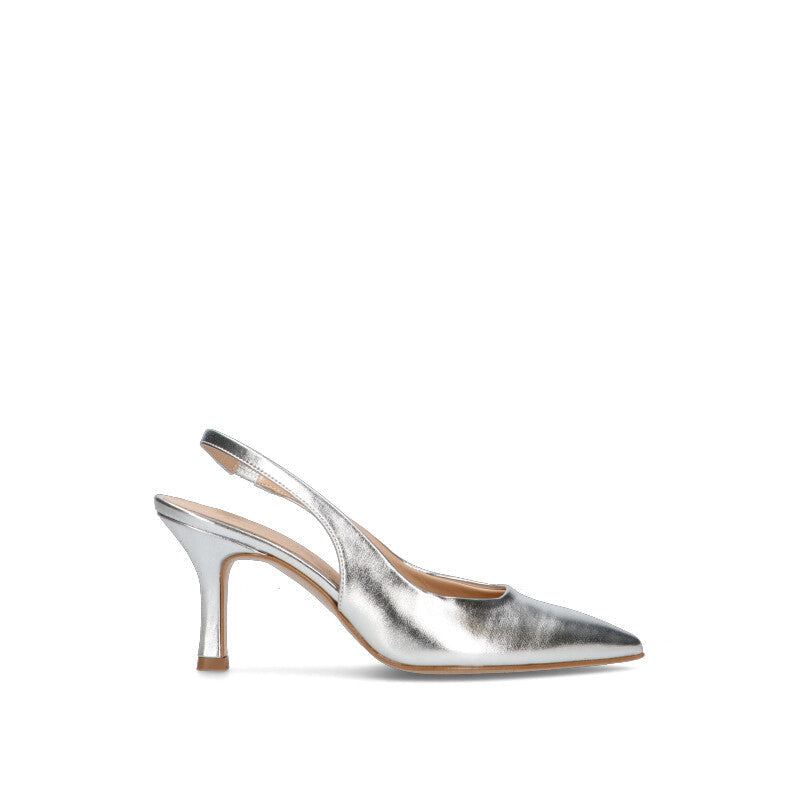 REBECCA VAN DIK Slingback donna argento