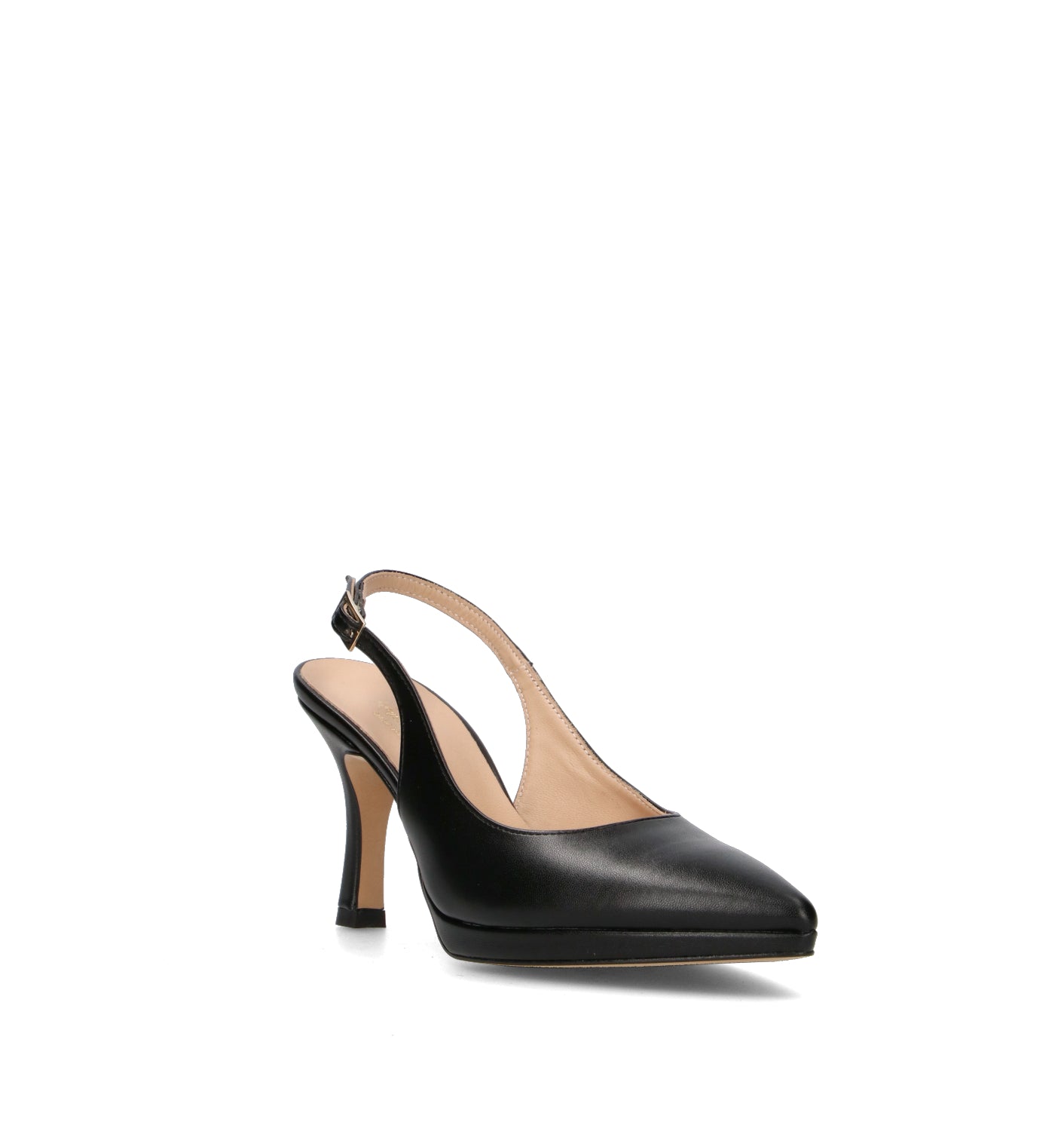 REBECCA VAN DIK Slingback donna nera