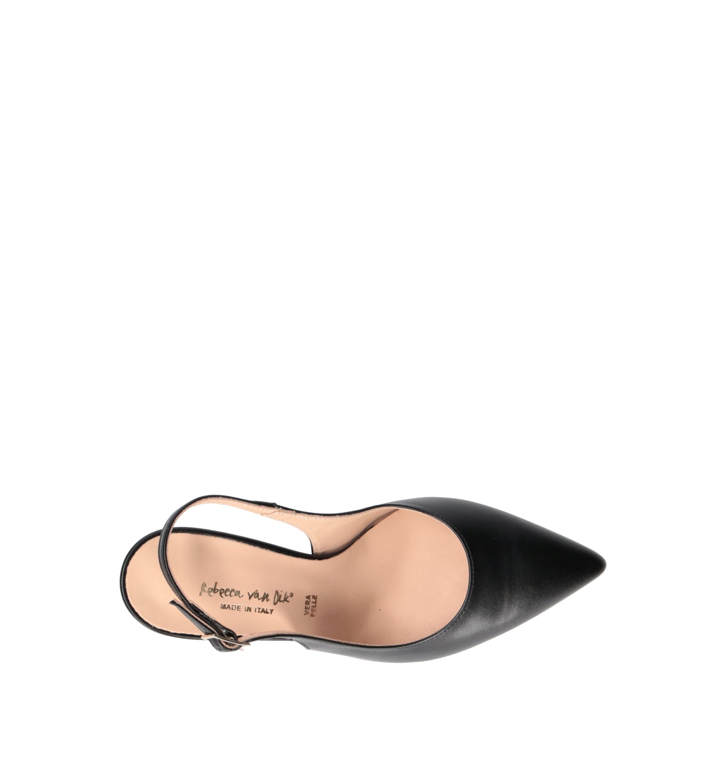 REBECCA VAN DIK Slingback donna nera