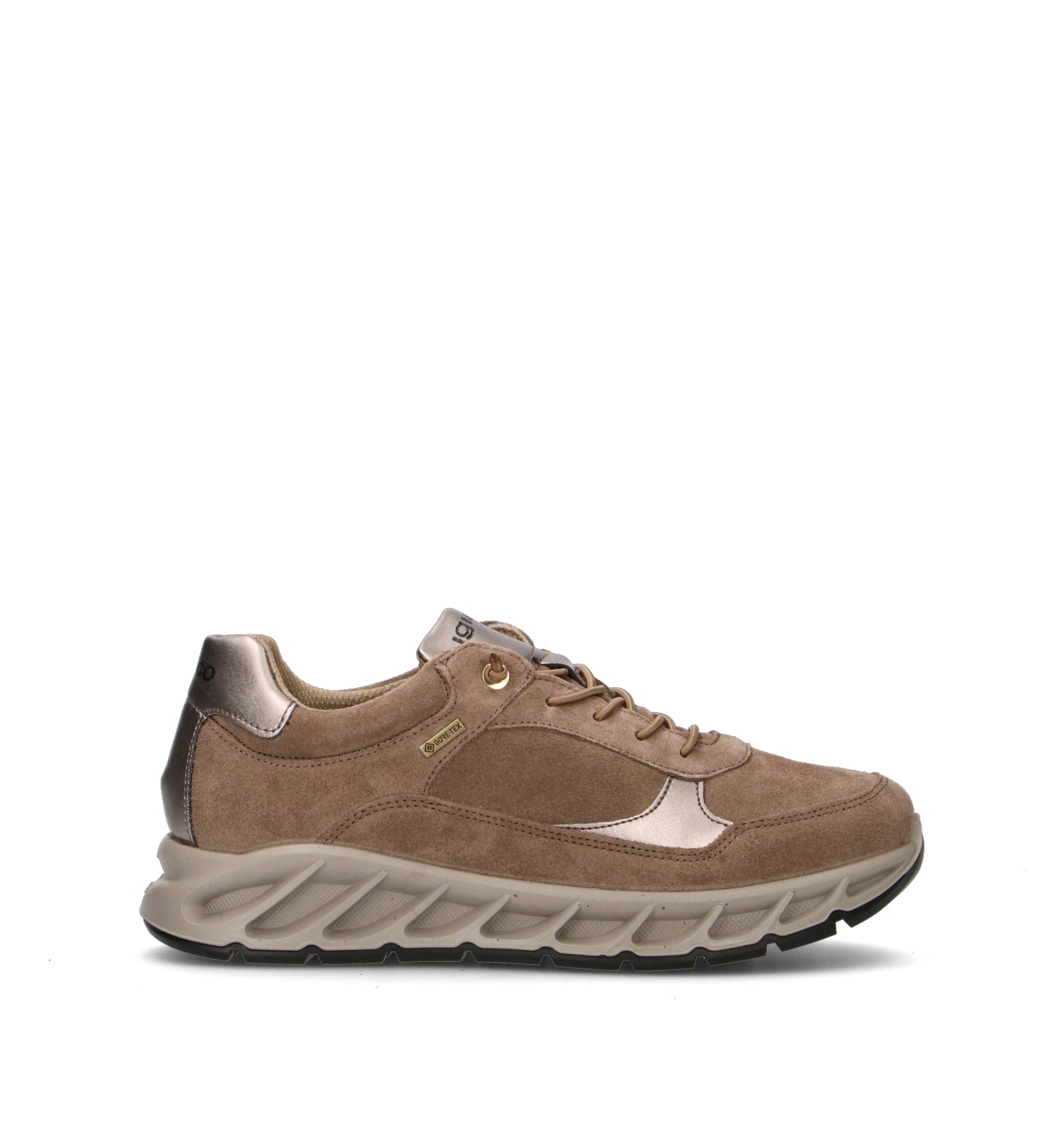 IGI&CO Sneaker donna taupe in gore-tex