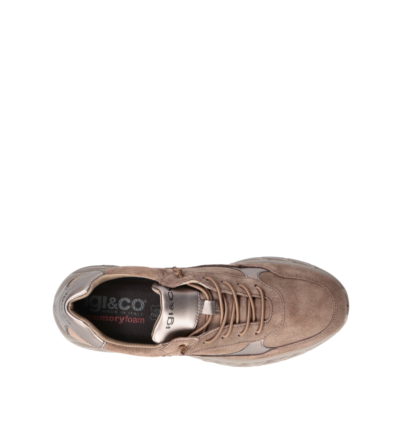 IGI&CO Sneaker donna taupe in gore-tex