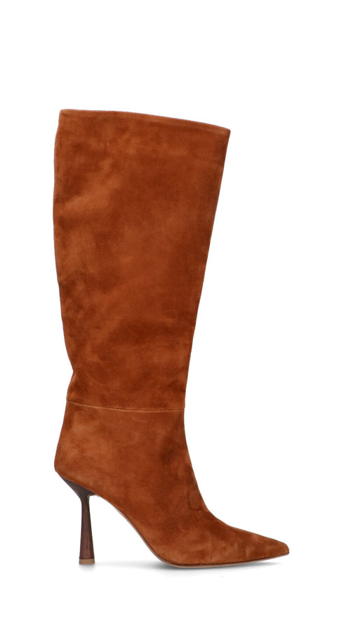 CHANTAL 1962 Stivale donna cuoio in suede