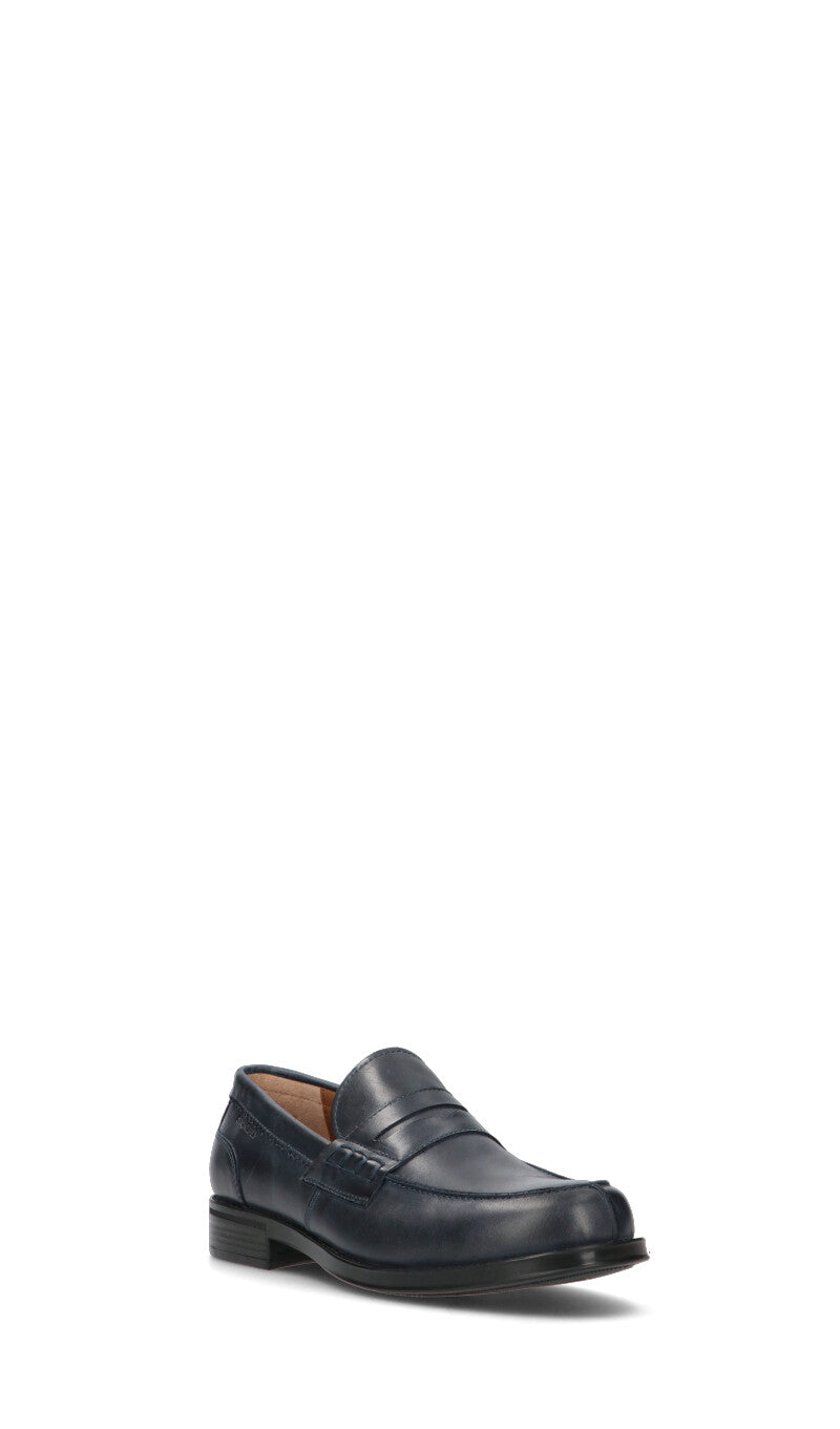 STONEFLY Mocassino uomo blu in pelle