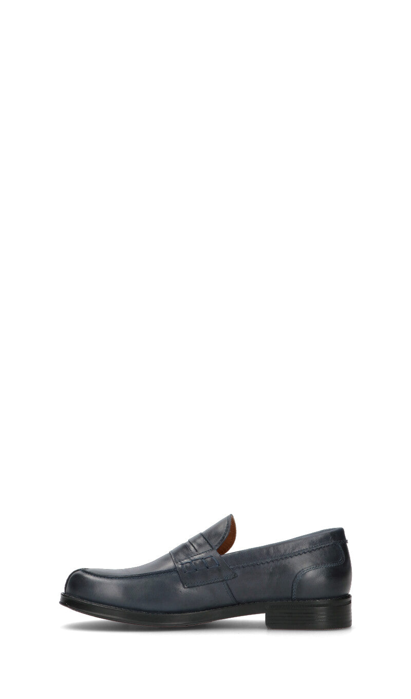 STONEFLY Mocassino uomo blu in pelle