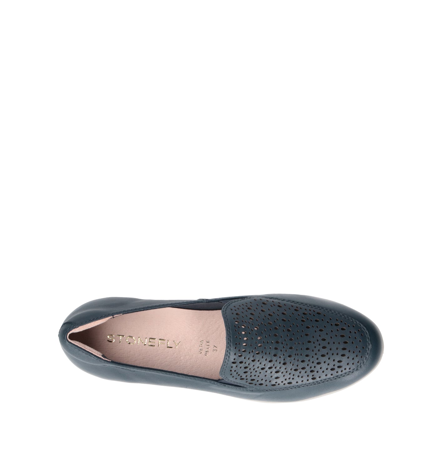 STONEFLY Scarpa comfort donna blu in pelle