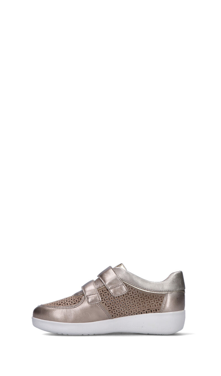 STONEFLY Sneaker donna oro in pelle