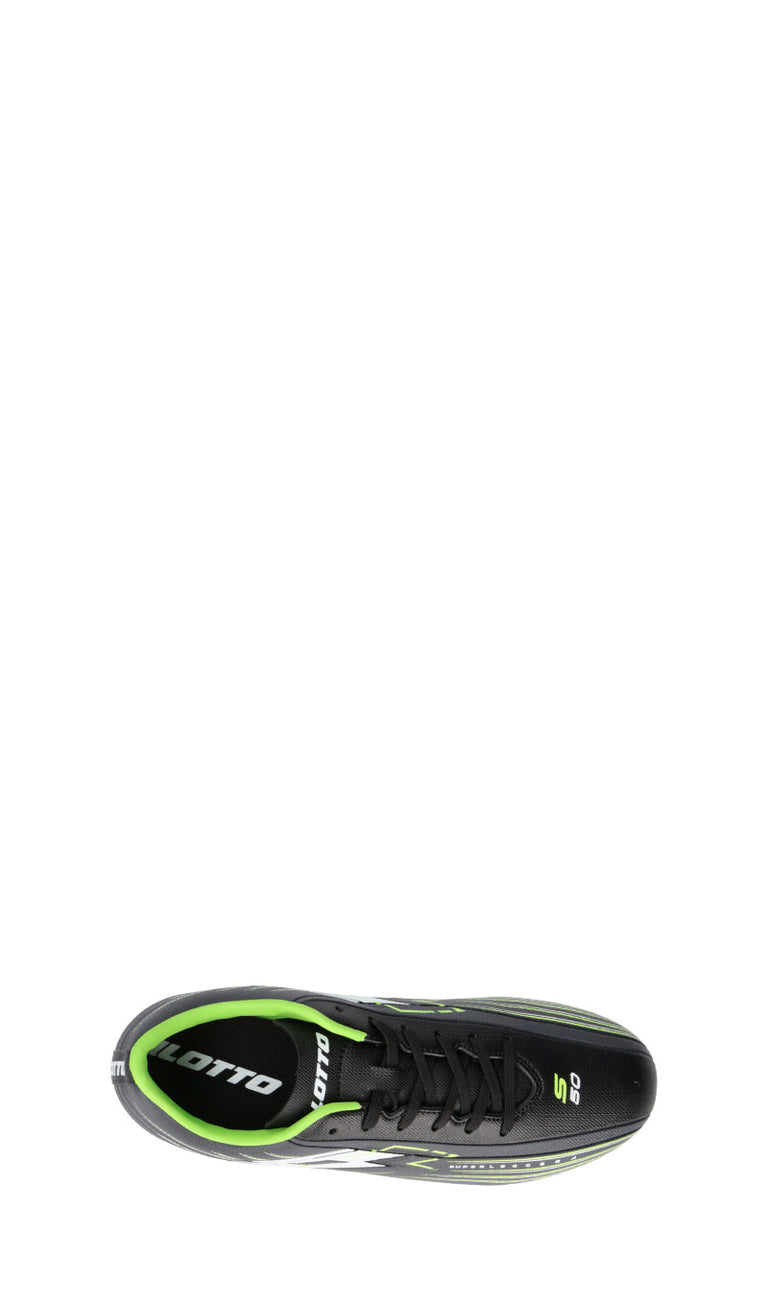 LOTTO SOLISTA 700 VII FG JR Scarpa calcio ragazzo nera/verde