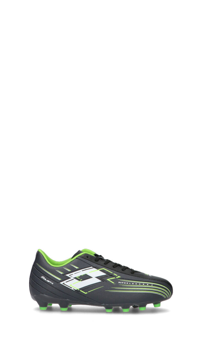 LOTTO SOLISTA 700 VII FG JR Scarpa calcio ragazzo nera/verde