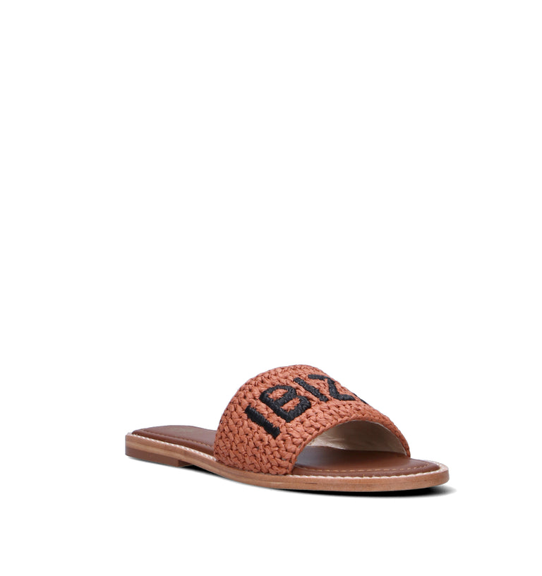 DE SIENA IBIZA Ciabatta donna ruggine