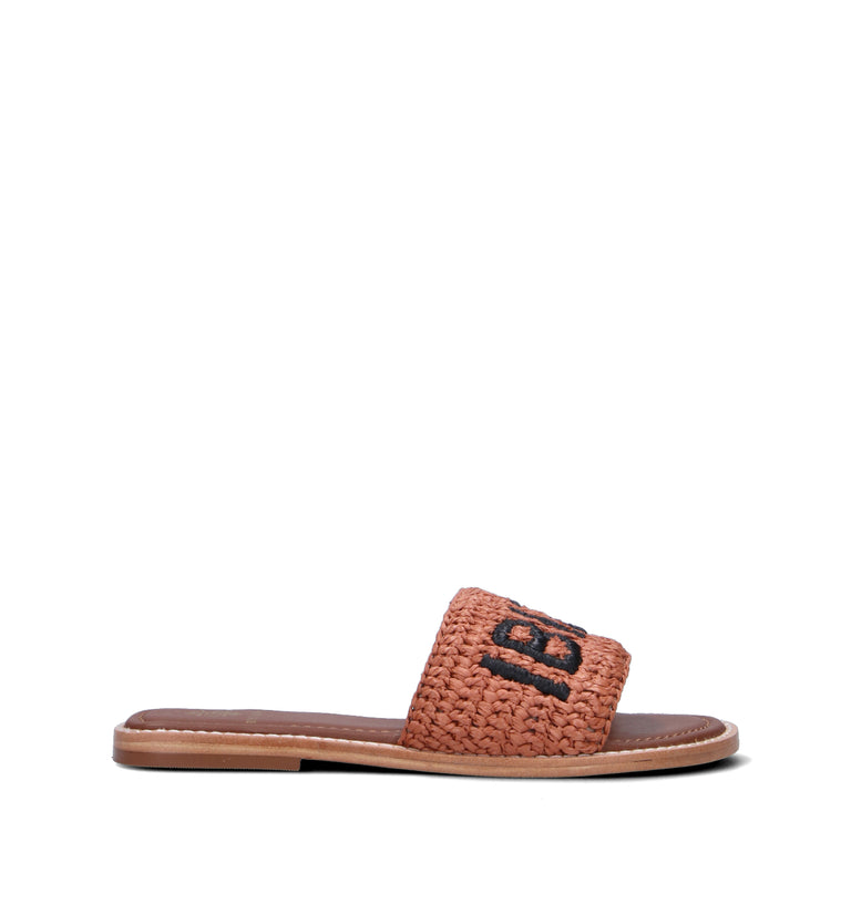 DE SIENA IBIZA Ciabatta donna ruggine