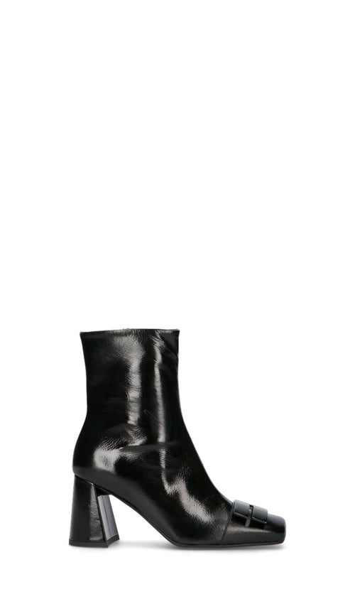 CHANTAL 1962 Tronchetto donna nero in pelle