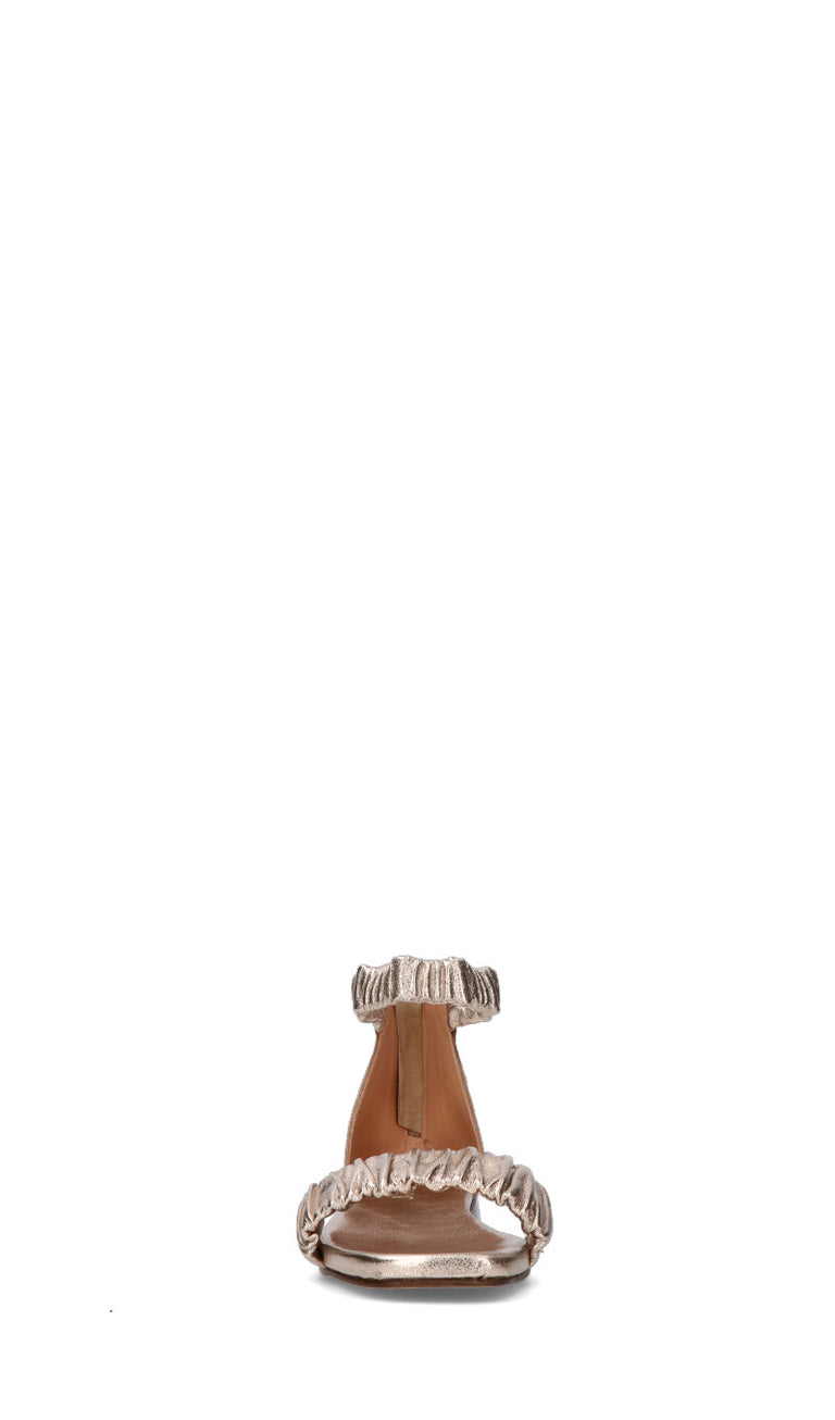 FRICKY Sandalo donna beige/marrone in pelle