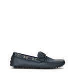 ANTICA CUOIERIA Mocassino uomo blu in pelle